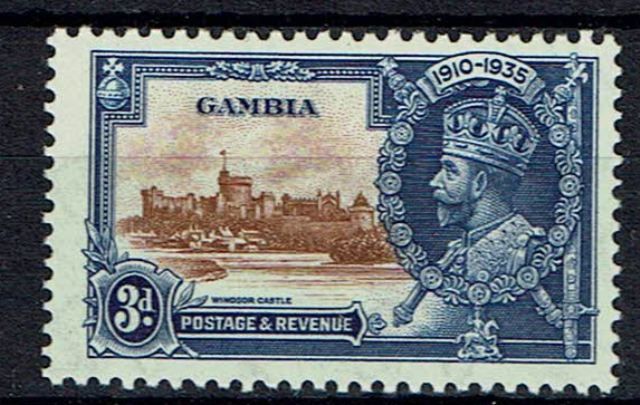 Image of Gambia SG 144b LMM British Commonwealth Stamp